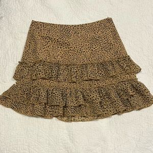 Forever 21 Patterned Mini Skirt